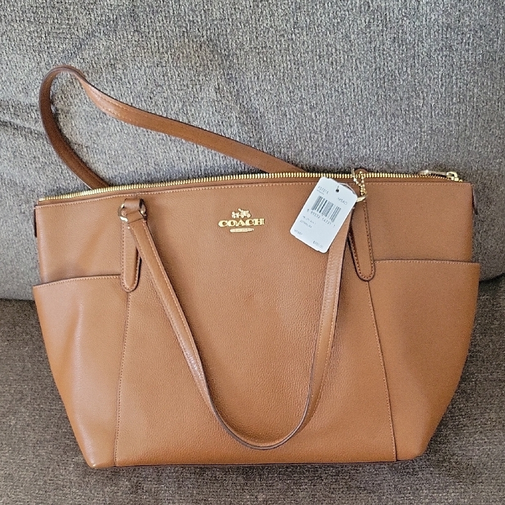 Coach Tan Leather Women's Bag